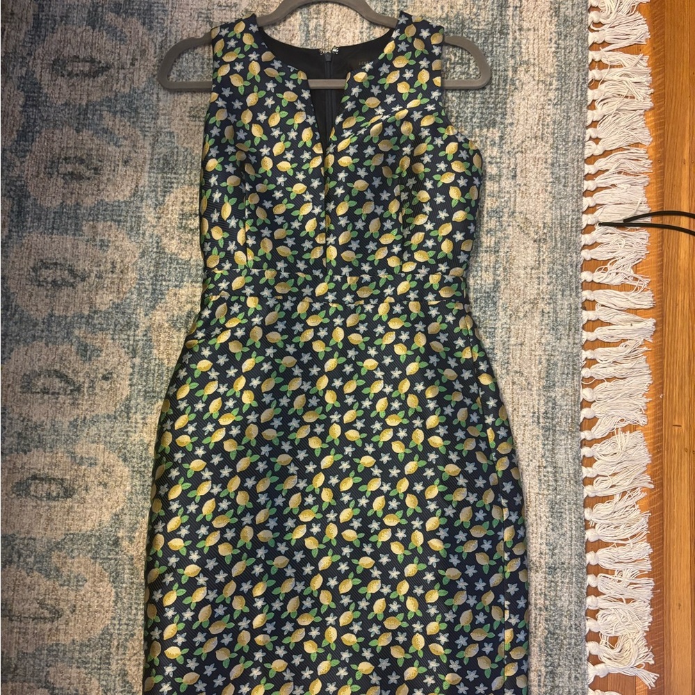 Kate Spade Satin Lemon Dress